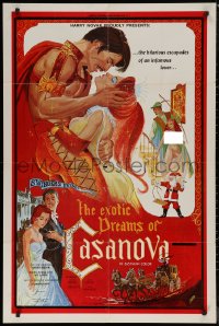 7p0570 EXOTIC DREAMS OF CASANOVA 1sh 1971 the hilarious escapades of an infamous lover!