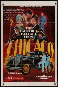 7p0574 FABULOUS BASTARD FROM CHICAGO 1sh 1969 great gangster sexploitation movie!