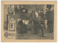 7p0100 LA MAIN NOIRE French LC 1910 great full-length image of Musidora, kneeling man, ultra rare!