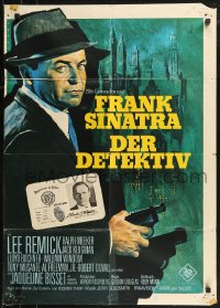 7p0112 DETECTIVE German 1968 Frank Sinatra as gritty New York City cop, Bruno Rehak artwork!
