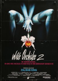 7p0131 WILD ORCHID II: TWO SHADES OF BLUE German 1992 Nina Siemaszko, different sexy art!