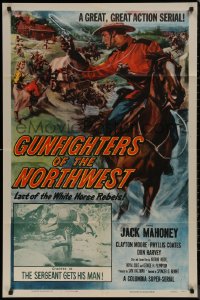 7p0644 GUNFIGHTERS OF THE NORTHWEST chapter 10 1sh 1954 Jock Mahoney in the mightiest super-serial of all