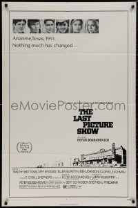 7p0711 LAST PICTURE SHOW 1sh 1971 Peter Bogdanovich, Jeff Bridges & Cybill Shepherd!