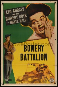 7p0717 LEO GORCEY & THE BOWERY BOYS 1sh 1948 Leo Gorcey, Huntz Hall, Bowery Battalion!