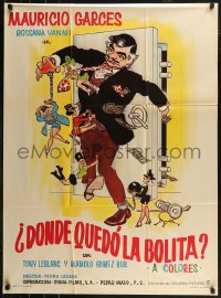 7p0157 EL DINERO TIENE MIEDO Mexican poster 1970 Rene Cardona Jr., The Money is Afraid!