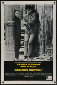 7p0757 MIDNIGHT COWBOY int'l 1sh 1969 Dustin Hoffman, Jon Voight, John Schlesinger classic, X-rated!