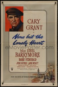 7p0785 NONE BUT THE LONELY HEART 1sh 1944 tough Cary Grant, written & directed by Clifford Odets!