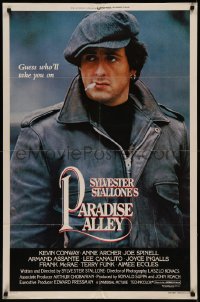 7p0810 PARADISE ALLEY 1sh 1978 cool close-up of director & star Sylvester Stallone!