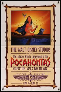 7p0822 POCAHONTAS advance 1sh 1995 Disney, the famous Native American Indian with Smith as a couple!