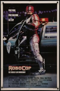 7p0857 ROBOCOP 1sh 1988 Paul Verhoeven, full-length cyborg policeman Peter Weller by Mike Bryan!