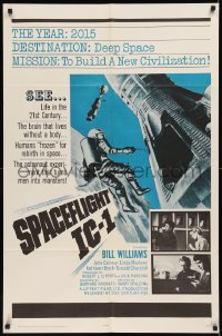 7p0889 SPACEFLIGHT IC-1 1sh 1965 sci-fi, frozen humans are used to build a new civilization!