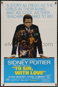 7p0944 TO SIR, WITH LOVE 1sh 1967 Sidney Poitier, Geeson, directed by James Clavell!