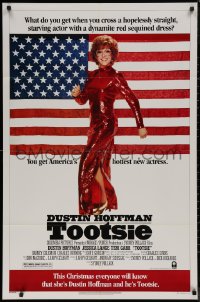 7p0948 TOOTSIE advance 1sh 1982 this Christmas everyone will know she's Hoffman and he's Tootsie!