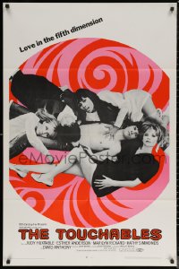 7p0955 TOUCHABLES 1sh 1968 Judy Huxtable in five-way love, psychedelic love in the fifth dimension!
