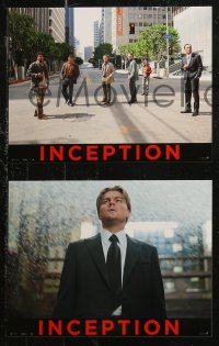 7p0072 INCEPTION 8 French LCs 2010 Christopher Nolan, Leonardo DiCaprio, Gordon-Levitt, different!