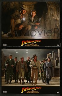 7p0073 INDIANA JONES & THE KINGDOM OF THE CRYSTAL SKULL 8 French LCs 2008 Harrison Ford, Karen Allen!