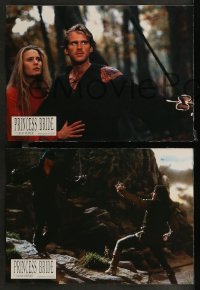 7p0078 PRINCESS BRIDE 8 French LCs 1988 Rob Reiner fantasy classic as real as the feelings you feel!