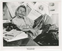 7r0033 ACE IN THE HOLE 8.25x10 still 1951 great close up of Kirk Douglas at his desk, Billy Wilder!