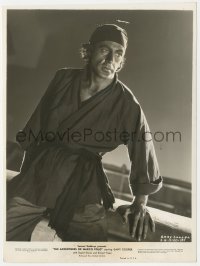 7r0034 ADVENTURES OF MARCO POLO 8x10 key book still 1937 Gary Cooper disguised as a Malay slave!