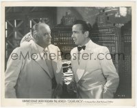 7r0101 CASABLANCA 8x10.25 still 1942 Humphrey Bogart negotiating sale with Sydney Greenstreet!