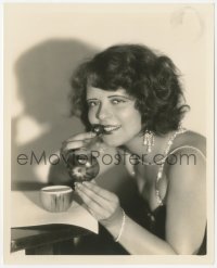 7r0121 CLARA BOW 8x10 still 1920s she keeps her makeup in a wooden apple, photo by Eugene Richee!