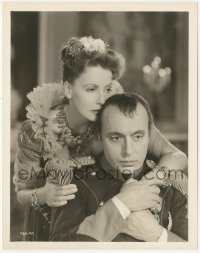 7r0132 CONQUEST 8x10.25 still 1937 c/u of Garbo as Marie Walewska & Boyer as Napoleon Bonaparte!