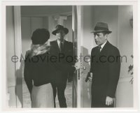 7r0145 DEAD RECKONING 8.25x10 still 1947 Lizabeth Scott & Humphrey Bogart with gun by Joe Walters!