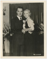 7r0166 DOWNSTAIRS candid 8x10.25 still 1932 John Gilbert & Virginia Bruce married after making this!
