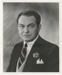 7r0178 EDWARD G. ROBINSON 8.25x10 still 1930s Warner Bros. studio portrait of the leading man!