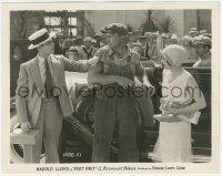 7r0189 FEET FIRST 8x10.25 still 1930 Harold Lloyd grabs the man flirting with pretty Barbara Kent!