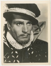 7r0191 FIRE OVER ENGLAND 8x10 key book still 1937 Laurence Olivier with goatee as Spanish spy!