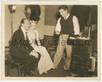 7r0196 FOLLOW THE FLEET candid 8x10.25 still 1936 Ginger Rogers & Fred Astaire photographed on set!