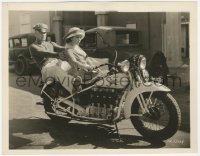 7r0229 GUINN BIG BOY WILLIAMS/ZASU PITTS 8x10.25 still 1931 staged publicity still on motorcycle!