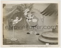 7r0230 GULLIVER'S TRAVELS 8x10.25 still 1939 Fleischer cartoon, king angry with messenger pigeon!