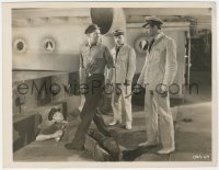 7r0251 HIS WOMAN 8x10 key book still 1931 Gary Cooper stops Barton MacLane from beating drunk!
