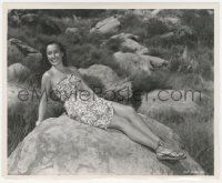 7r0297 KILLER APE 8.25x10 still 1953 sexy curvaceous Carol Thurston as the female lead by Van Pelt!