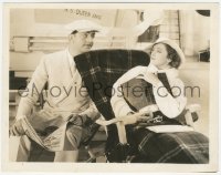 7r0321 LIBELED LADY 8x10.25 still 1936 William Powell leering at coy Myrna Loy on ship deck!