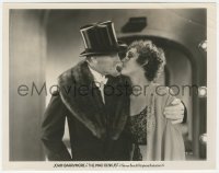 7r0330 MAD GENIUS 8x10.25 still 1931 John Barrymore in fur-lined tuxedo & top hat with Mae Madison!