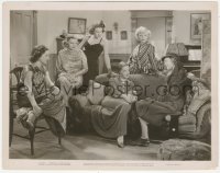 7r0348 MARKED WOMAN 8x10.25 still 1937 party girl Bette Davis on couch surrounded by five women!