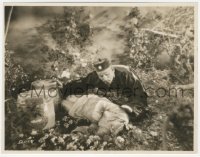 7r0376 MR. WU 7.5x9.75 still 1927 Lon Chaney Sr. over unconscious Renee Adoree in yellowface!