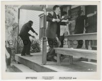 7r0395 NIGHT OF THE LIVING DEAD 8.25x10.25 still 1968 zombies try to break into house from porch!