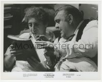 7r0421 PRODUCERS 8x10.25 still 1967 c/u of Gene Wilder & Zero Mostel with the script, Mel Brooks!