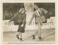 7r0465 SHALL WE DANCE 8x10.25 still 1937 happy Fred Astaire & Ginger Rogers on roller skates!