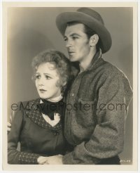 7r0483 SPOILERS 8.25x10 still 1930 close up of Gary Cooper holding scared Kay Johnson by Otto Dyar!