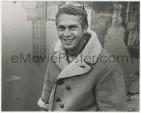 7r0490 STEVE McQUEEN deluxe 8x10 still 1960s smiling with sunglasses up by William Claxton!
