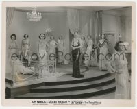 7r0491 STOLEN HOLIDAY 8x10.25 still 1937 Kay Francis in black dress surrounded by women in white!