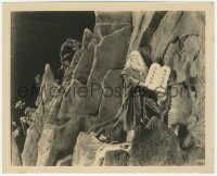 7r0512 TEN COMMANDMENTS 8x10 still 1923 Moses holding the tablets on Mt. Sinai, Cecil B. DeMille!