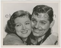 7r0517 TEST PILOT deluxe 8x10 still 1938 c/u of Clark Gable & Myrna Loy by Clarence Sinclair Bull!
