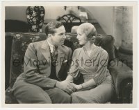 7r0521 THEY CALL IT SIN 8x10.25 still 1932 close up of Loretta Young & David Manners on couch!