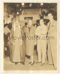 7r0533 TIME OUT FOR MURDER deluxe 8x10 still 1938 Gloria Stuart with director Humberstone!